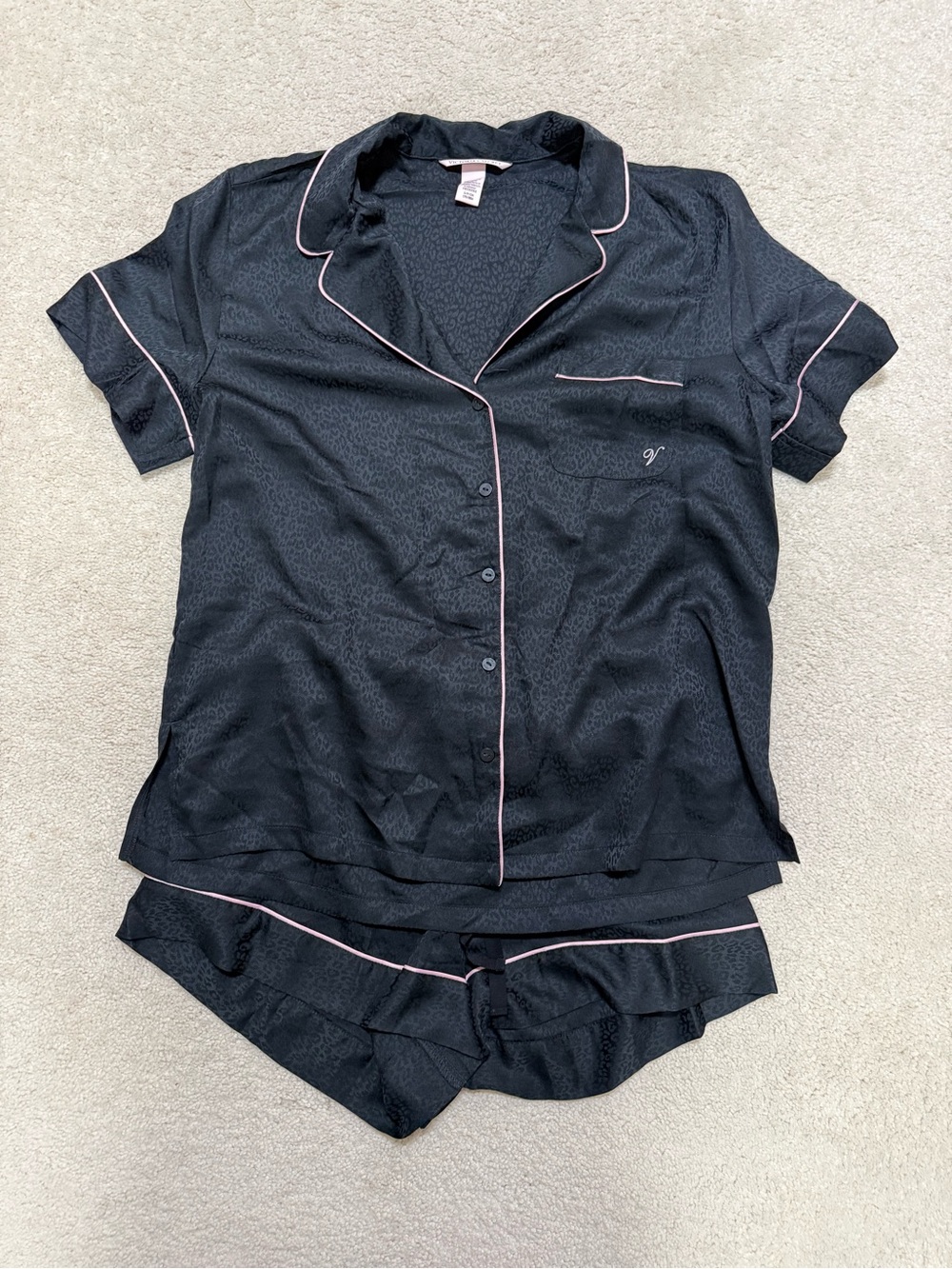 Victoria’s Secret cheetah print PJ set
